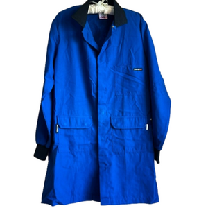 Workrite FR CP fire resistant lab coat with knit sleeves: high school chemistry!
